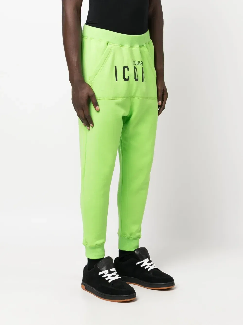 Спортивные брюки с принтом Icon Dsquared2, зеленый — фото 3