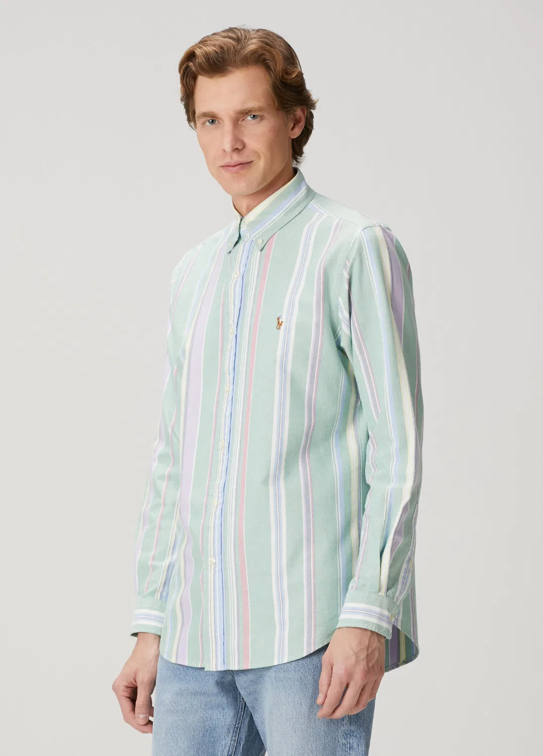 Рубашка с рисунком Polo Ralph Lauren, green — фото 3