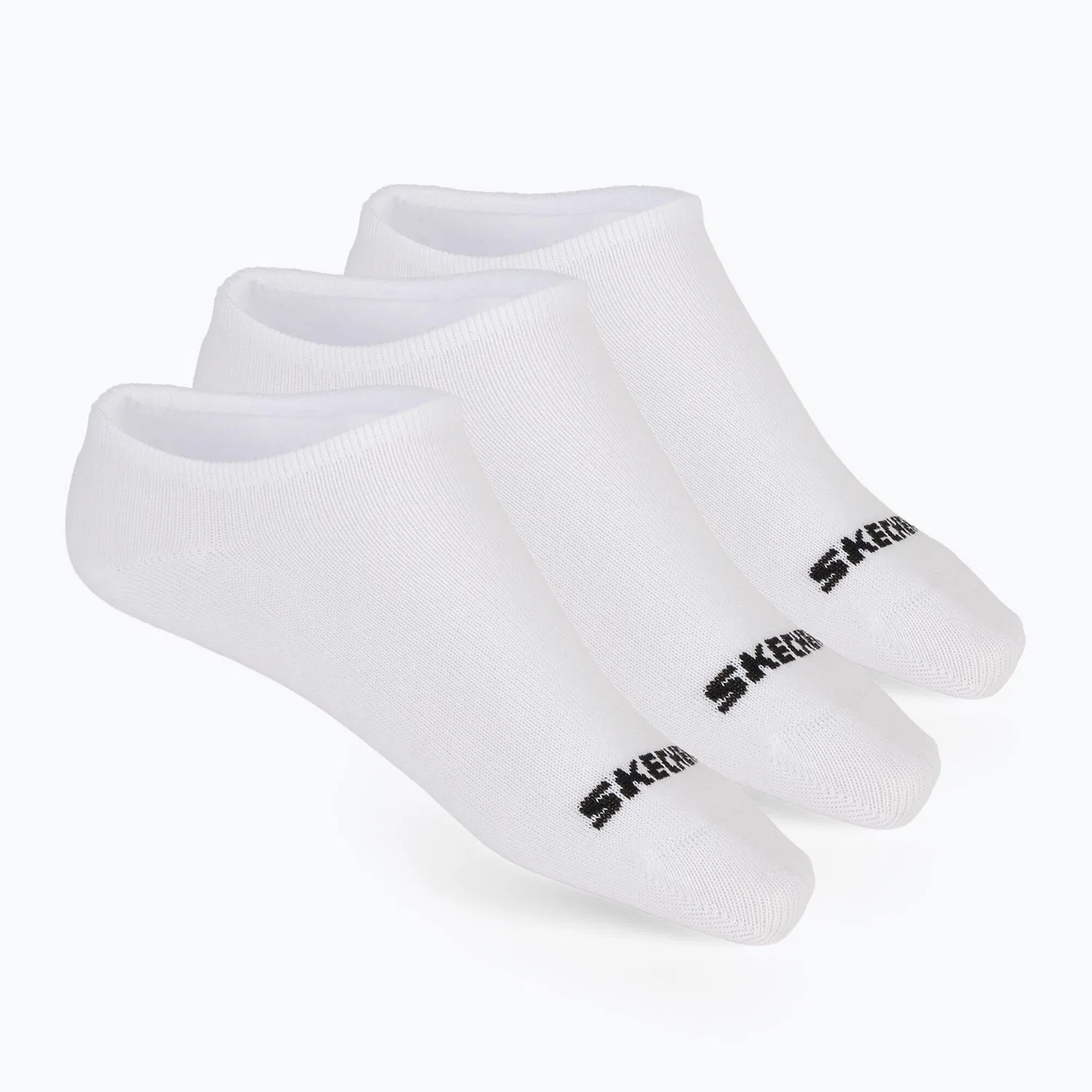Детские носки с высоким содержанием хлопка Skechers Non Terry No Show 3, Weiss
