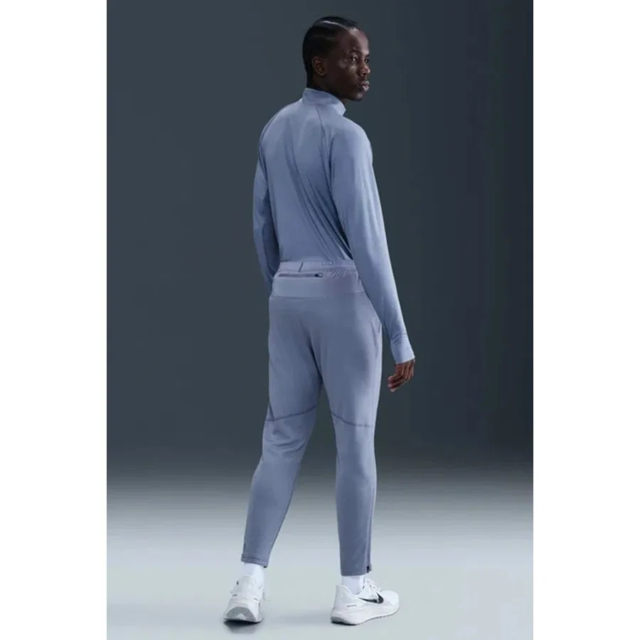 Спортивные штаны Nike Dri Fit Knit Running M Nk Df Stride Knit Pant, Синий — фото 4