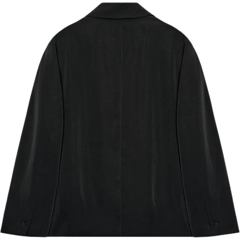 ZARA Женский деловой костюм с лацканами ZW Business Suits, Черный — фото 3