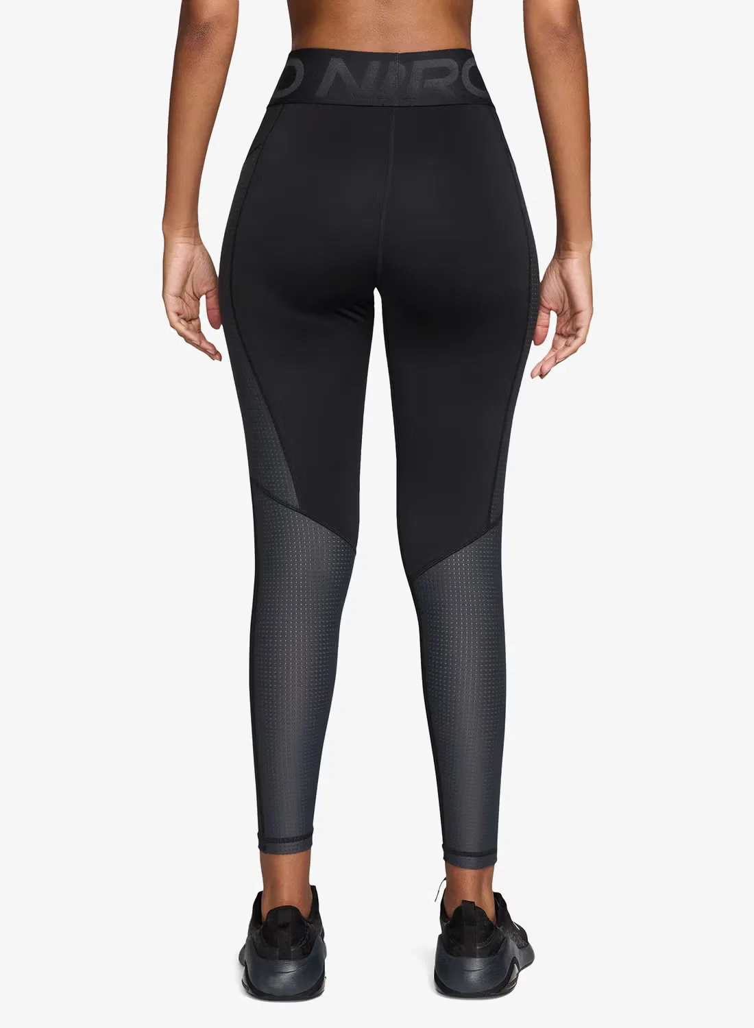 Леггинсы с высокой посадкой Pro Dri-Fit Sculpt Nike, черный — фото 2