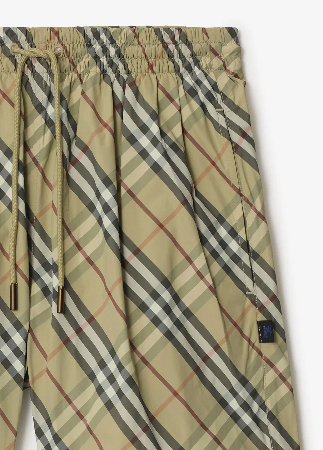 Шорты пляжные Burberry, хаки — фото 4