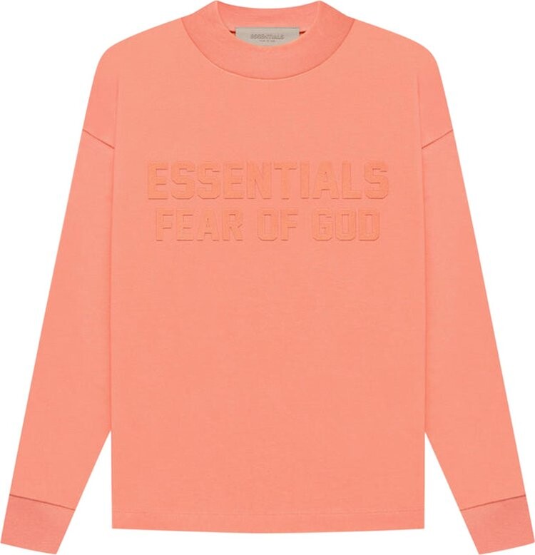 

Лонгслив Fear of God Essentials Kids Long-Sleeve Tee 'Coral', оранжевый