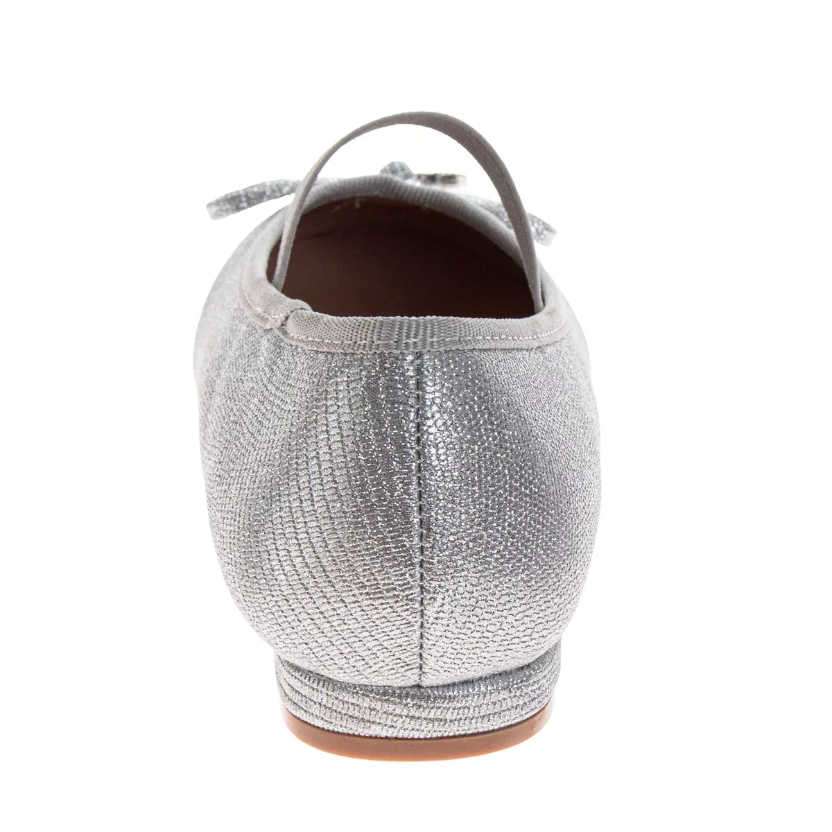 Детские туфли для девочек с блестками Elegant Glitter Finish Classic Formal Badgley Mischka, Silver — фото 4