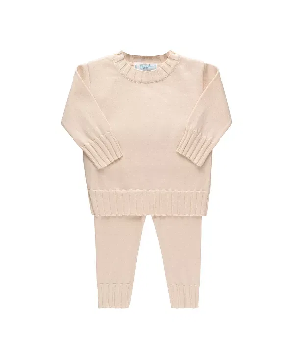Детский комплект из футера Remi Ribbed Knit Set Feltman Brothers, Ecru