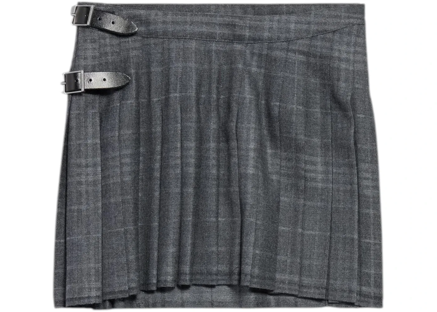 Женская плиссированная мини-юбка Balenciaga, Grey