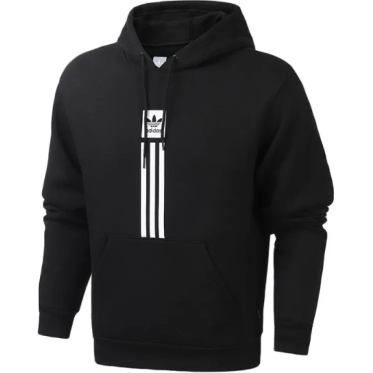 Мужское худи с капюшоном из футера с начесом Adidas Originals, Черный