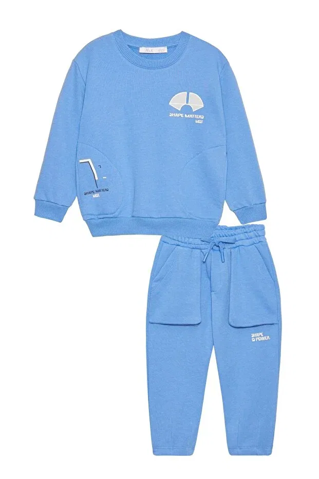 Детский спортивный костюм с принтом Nk Kids, Sax Blue