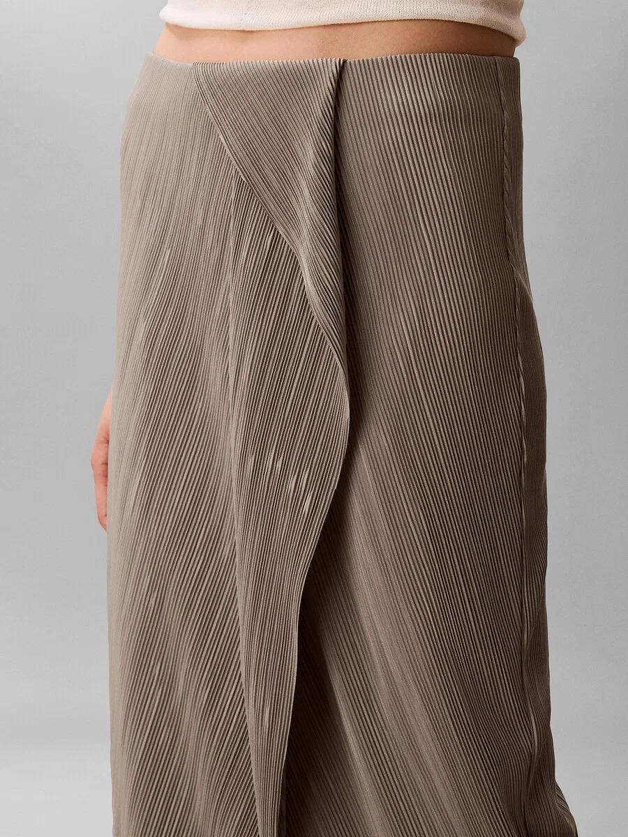 Юбка Calvin Klein оливкового цвета — фото 3
