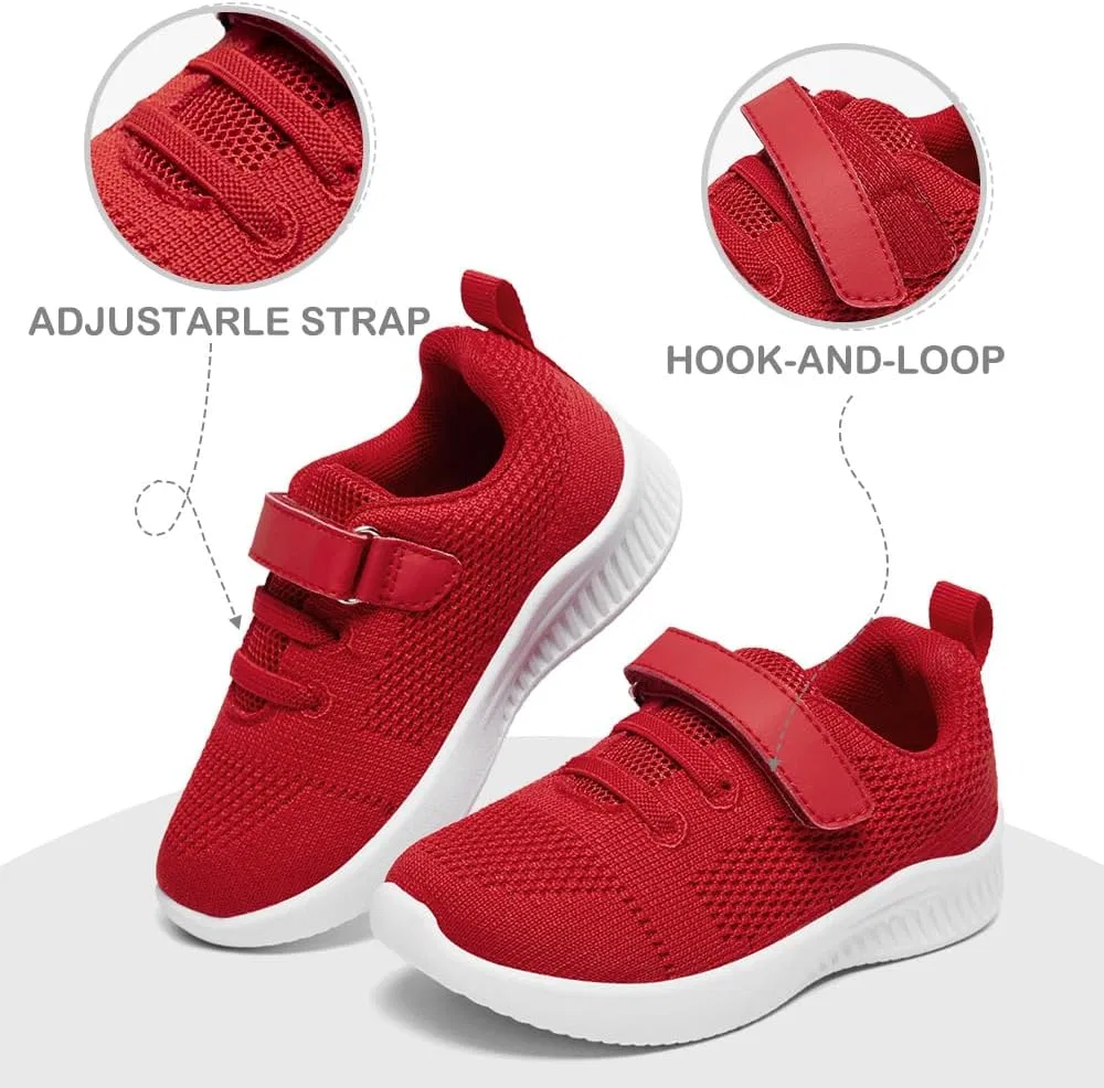 Детские кроссовки для бега и ходьбы nerteo, Red — фото 2
