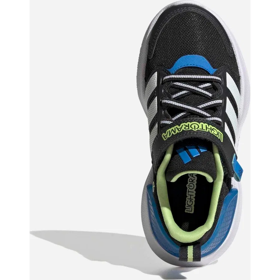 Детские спортивные кроссовки с моделью Lightorama Rnr El C, adidas, Черный — фото 3