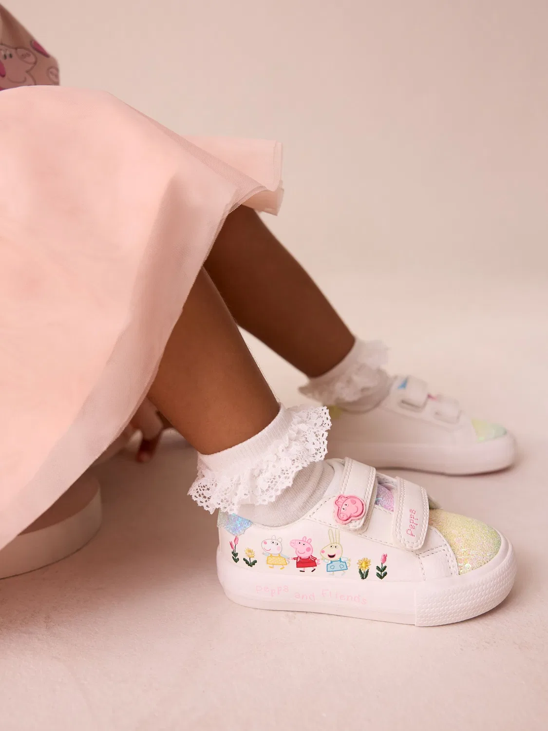 Кроссовки детские Peppa Pig Chunky Trainers Next, белый — фото 3