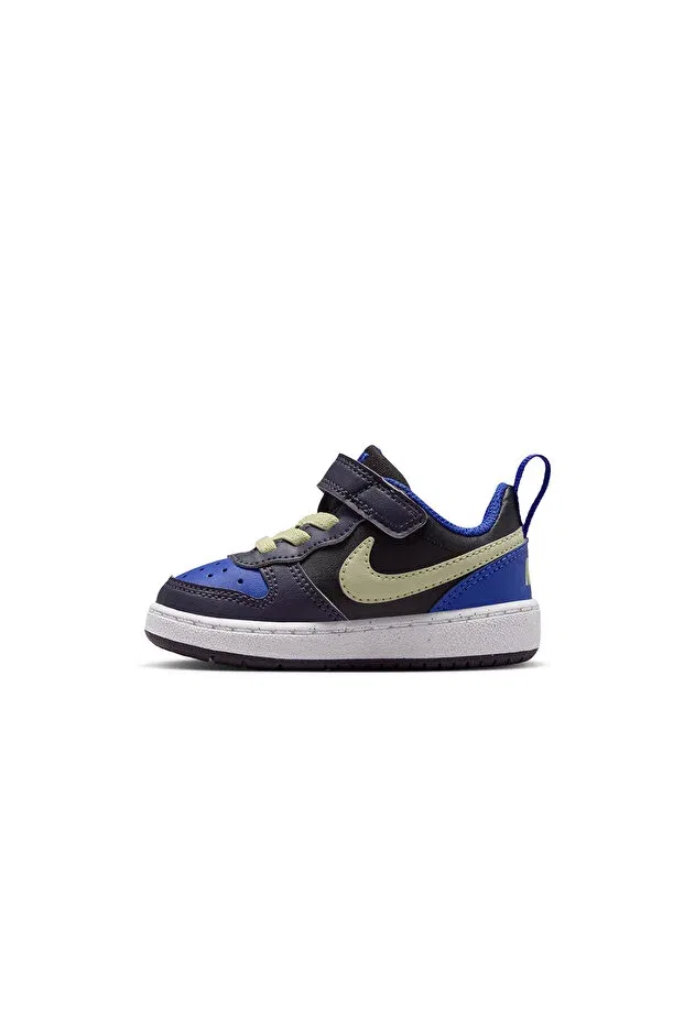Детские кроссовки для девочек с принтом Glam Nike, Yellow Navy Blue Black