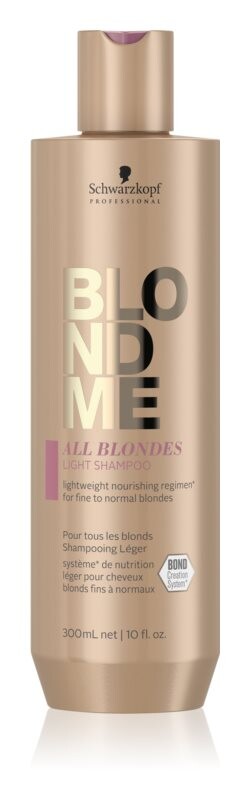 

Питательный шампунь для нормальных и деликатных волос Schwarzkopf Professional Blondme All Blondes Light