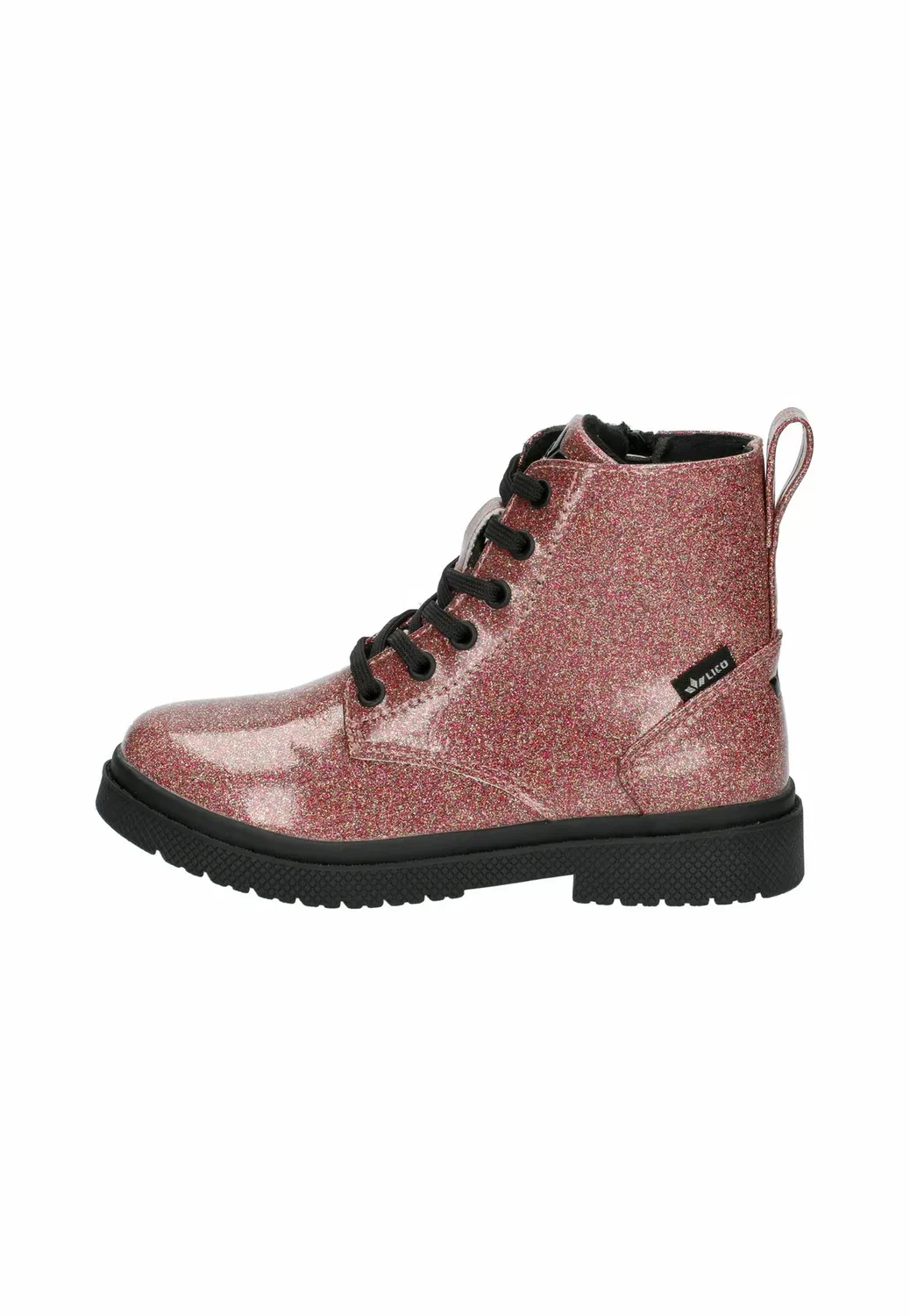 Freizeitstiefel isalie - ботильоны средней длины на шнуровке Lico, Schwarz Pink Blau