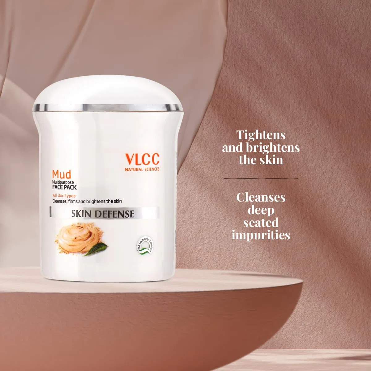Глиняная маска для лица VLCC Skin Defense Mud Face Pack, 70 г — фото 3