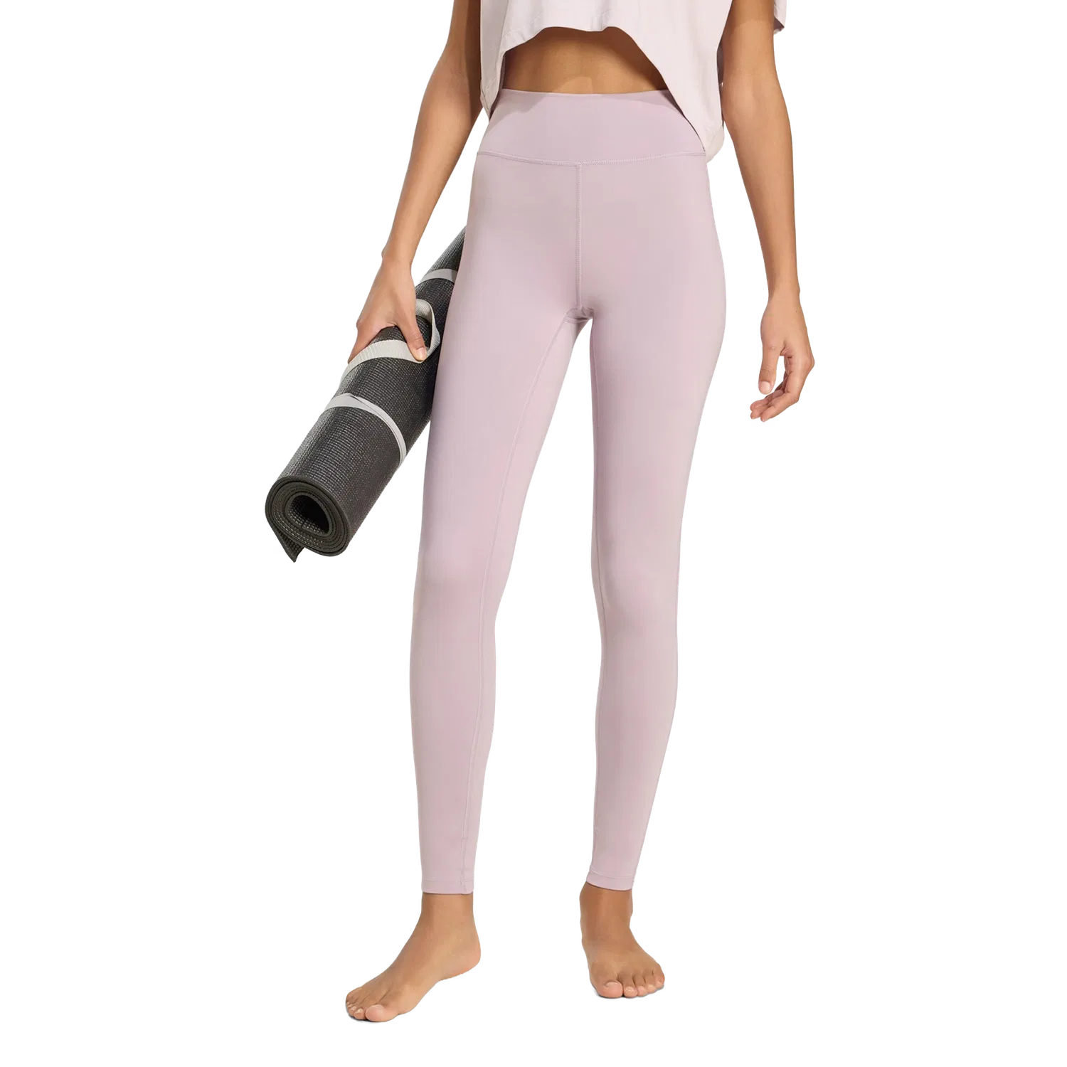 Женские облегающие леггинсы All Me Essentials Adidas, фиолетовый — фото 2