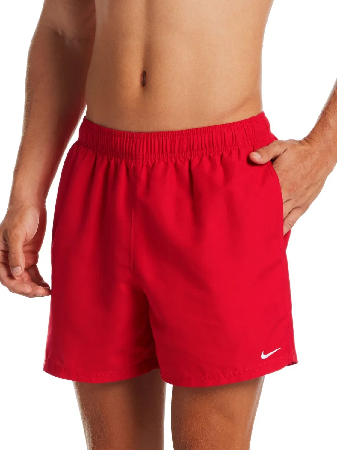 Плавки Nike Red 5 Inch Essential Volley, красный — фото 2