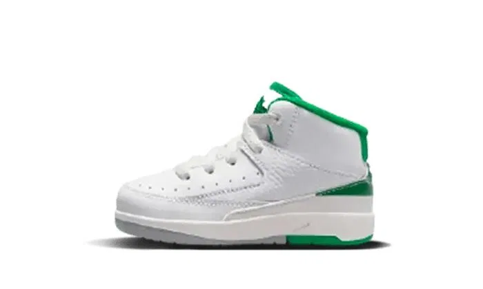 Детские кроссовки для мальчиков Air Jordan 2 Retro Lucky Green Jordan, Черный