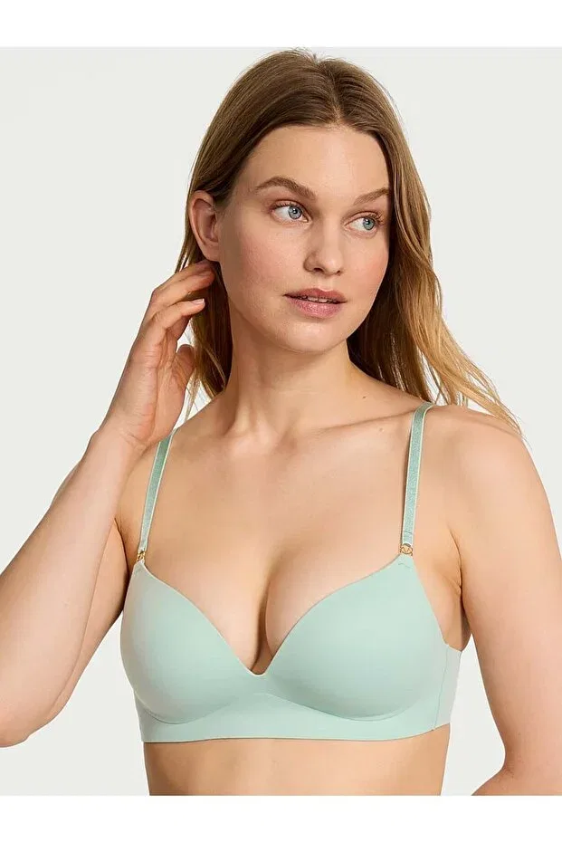 Женский бюстгальтер-пуш-ап без косточек с чашкой пуш-ап Smooth Victoria'S Secret, Mint Green