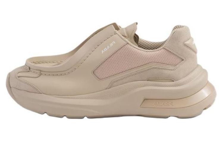 

Кроссовки Systeme Leather PRADA, Beige Pink