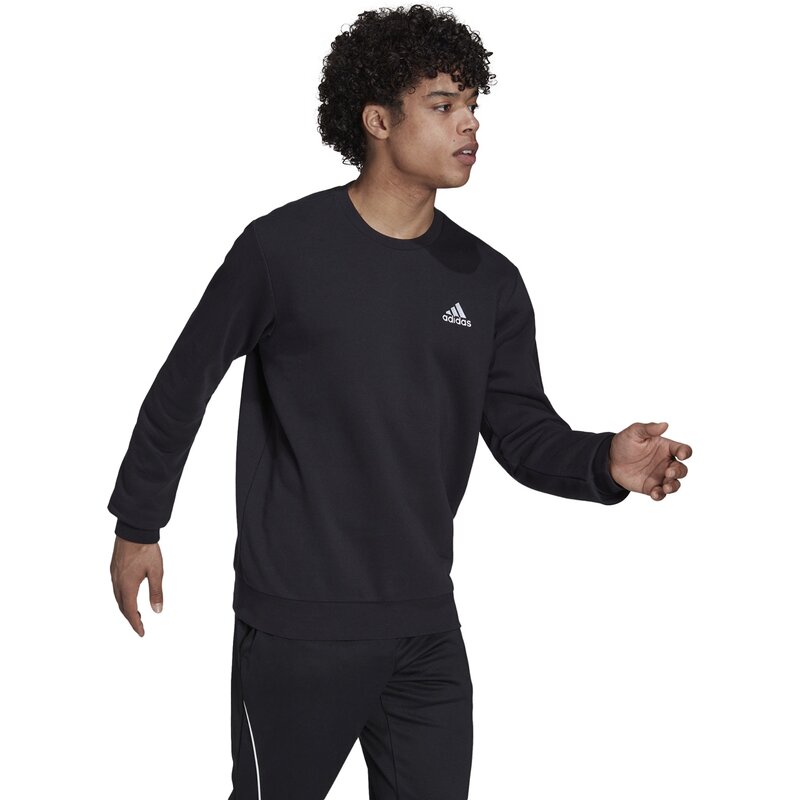 Толстовка из флиса Essentials Adidas, черный — фото 4