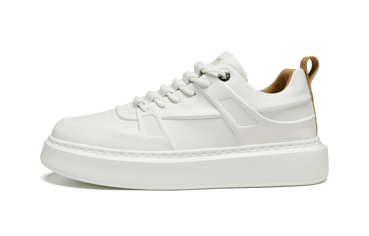 

HLA Кроссовки для скейтбординга мужские, низкие, белые, бежевые