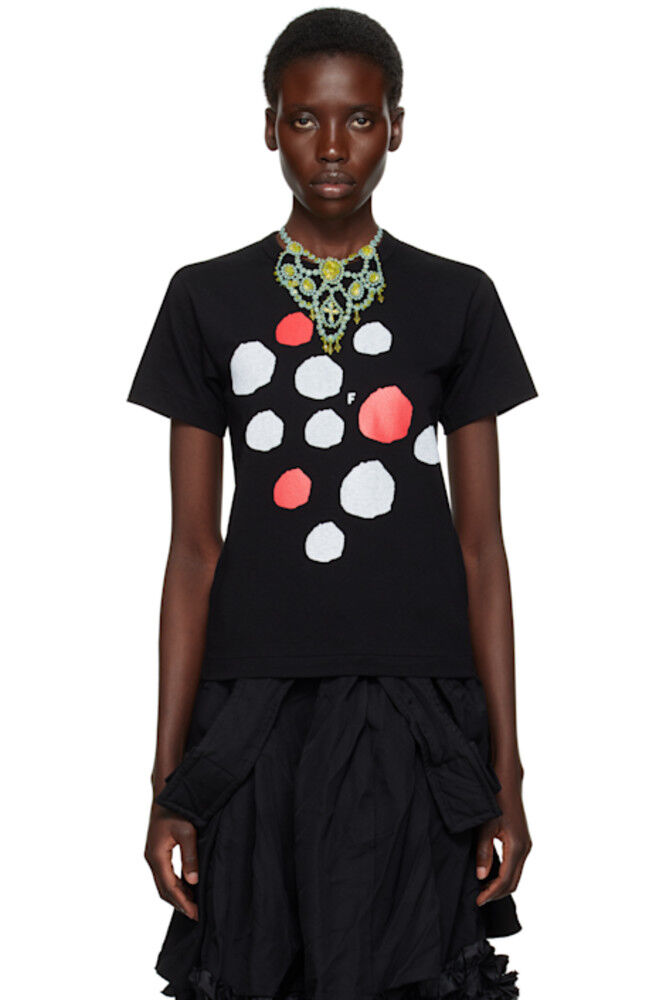 

Черная футболка Filip Pagowski Edition с круглым вырезом Black Comme des Garçons