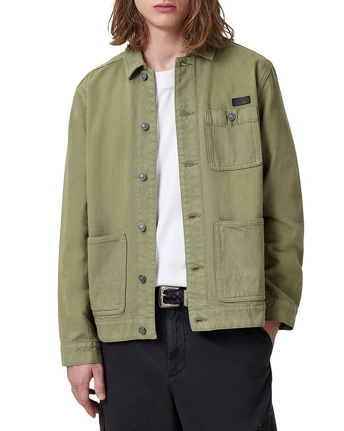 

Чиносовая куртка Eavis ALLSAINTS, зеленый