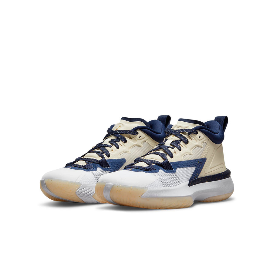 Кроссовки (GS) Air Jordan Zion 1 'Pelicans', желто-коричневый — фото 3