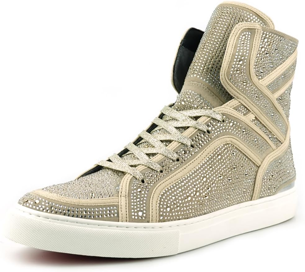 

Кеды на высокой подошве Fiesso от Aurelio Garcia FI-2402 с замшей и стразами Fiesso By Aurelio Garcia, золотой