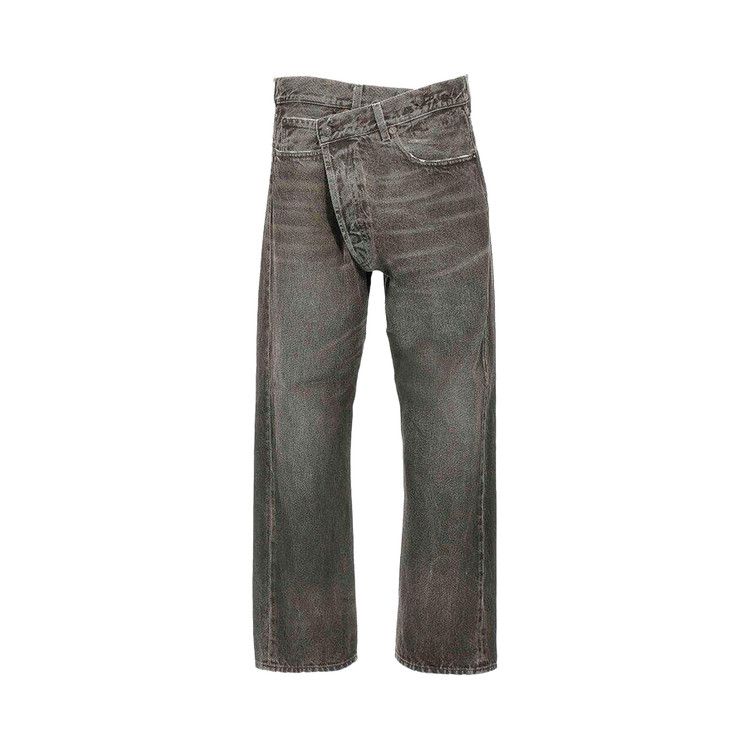 

Джинсы R13 Cross Over Jean, Mud Grey
