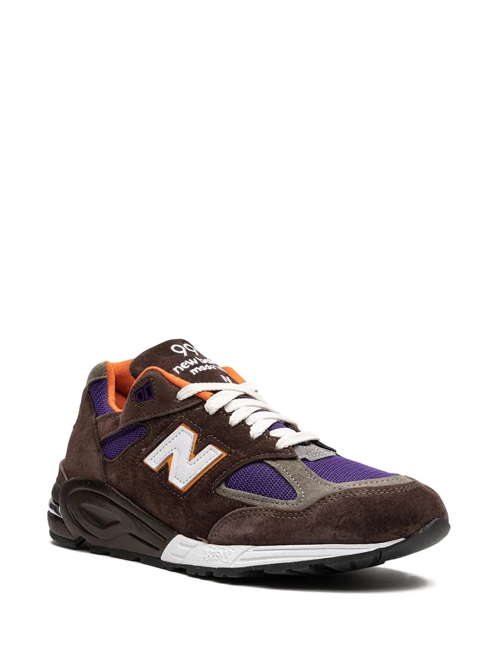 Кроссовки 990v2 Made in USA NEW BALANCE, коричневый — фото 2