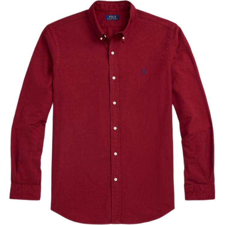 

Холщовая рубашка Polo Ralph Lauren, красный