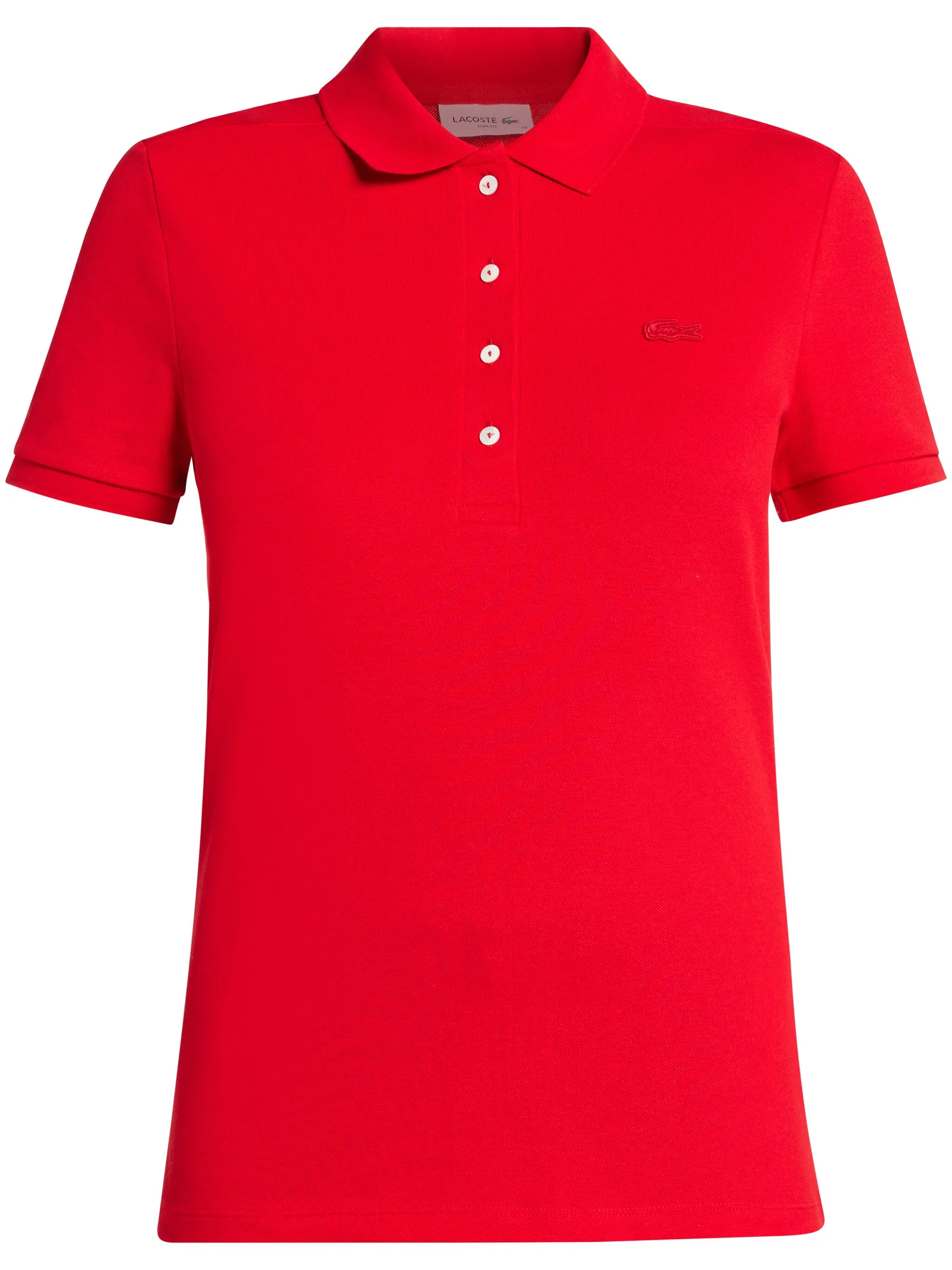 

Рубашка поло из ткани пике Lacoste, красный