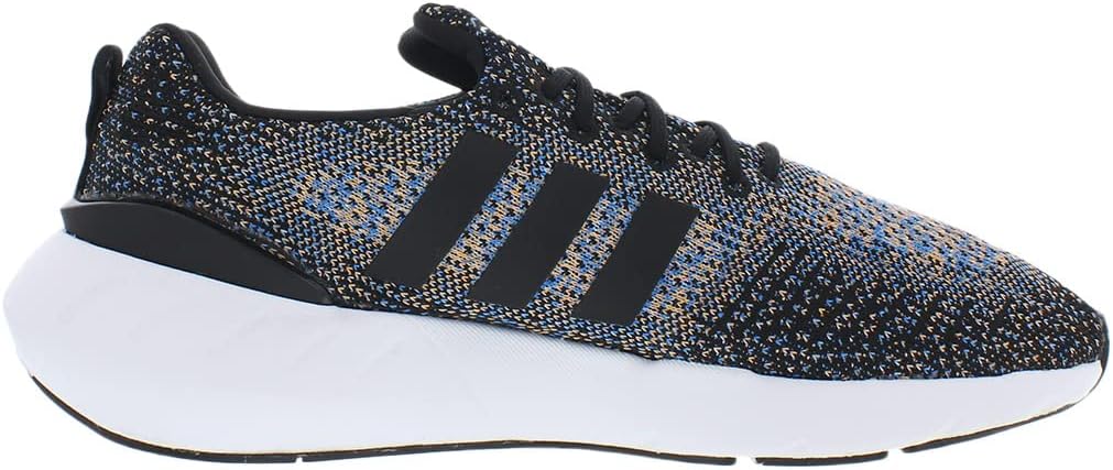 Мужские кроссовки adidas Swift Run 22, черный/оранжевый — фото 2