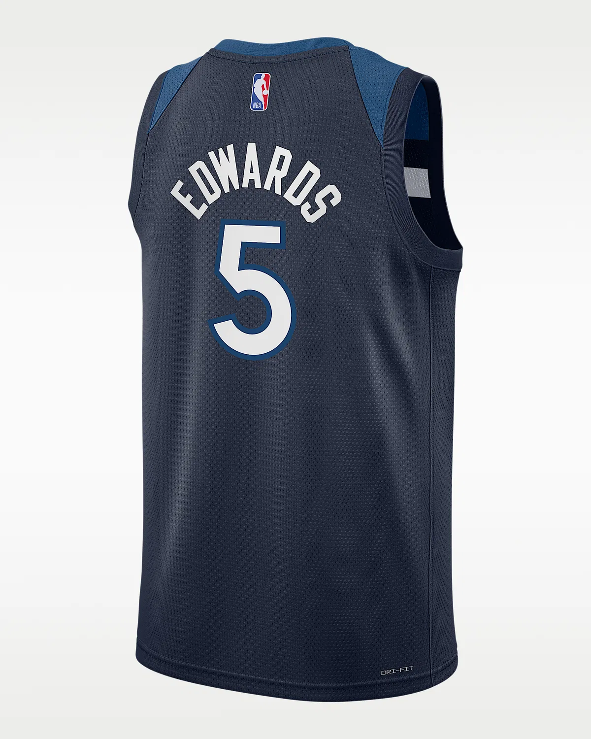 Детская большая майка Nike NBA Swingman Anthony Edwards Minnesota Timberwolves 2024/25 Icon Edition, College Navy — фото 2