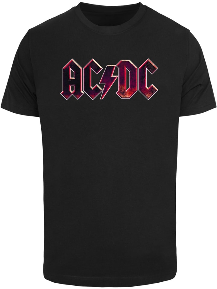 

Футболка ACDC Distressed Logo T-Shirt черного цвета Merchcode