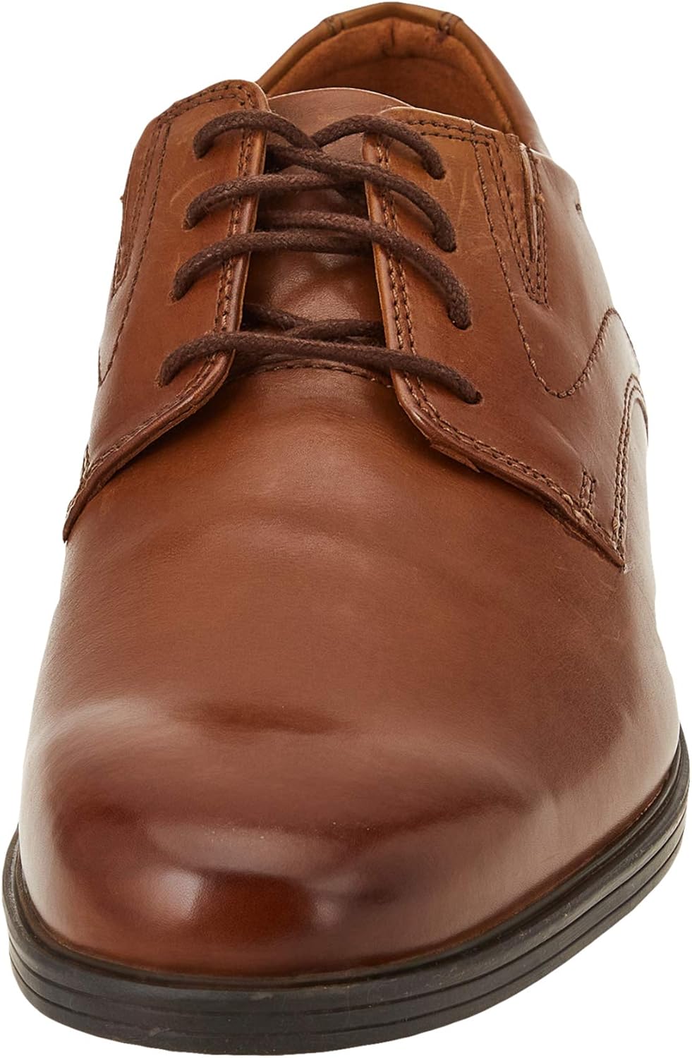 Мужские оксфорды Clarks Whiddon Cap, Dark Tan Lea — фото 2