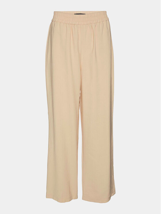 

Широкие брюки из ткани Vero Moda, бежевый