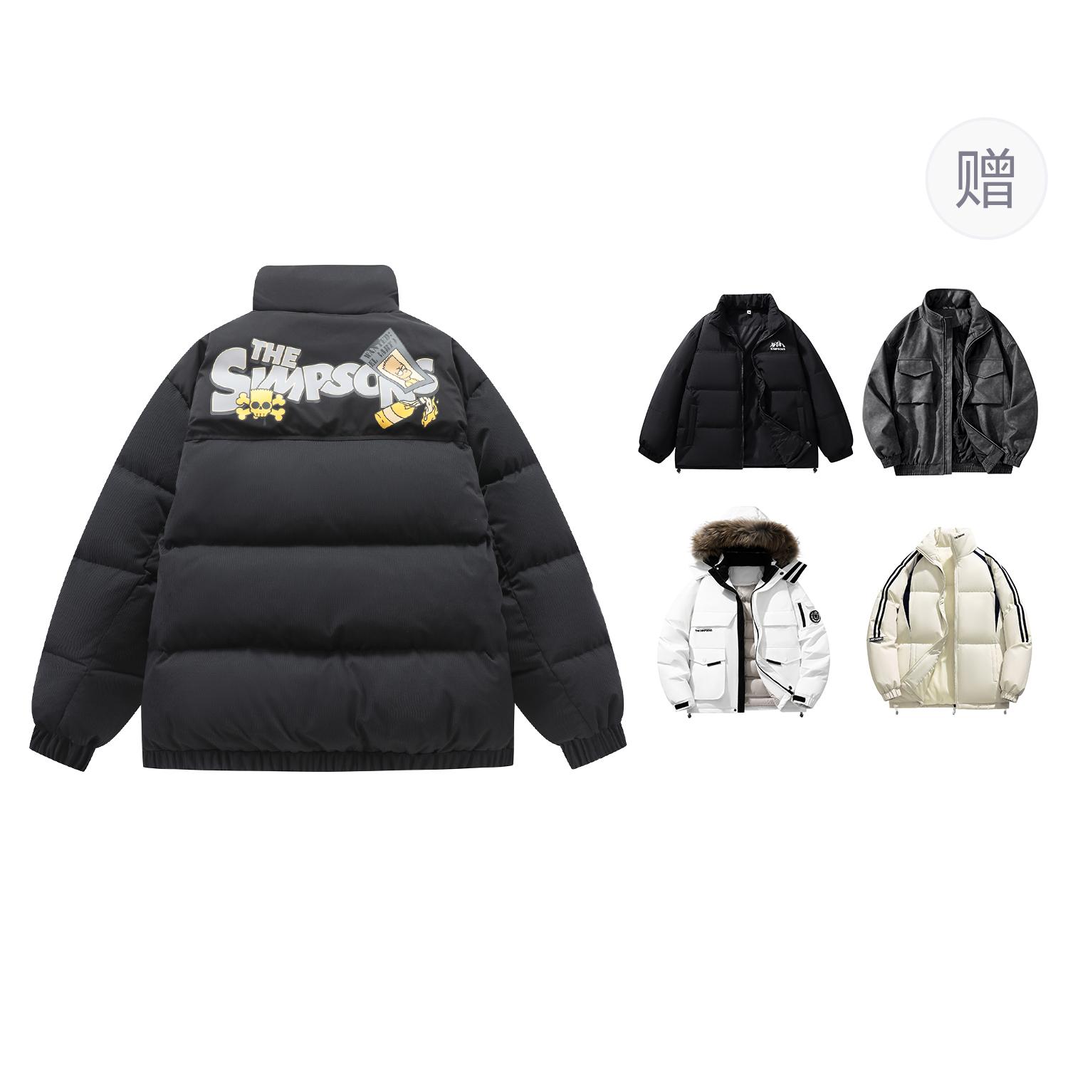 

The Simpsons Унисекс пуховик, Black (Comes with One Brand Down Jacket)