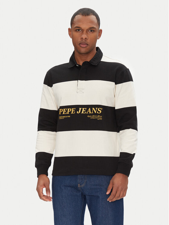 

Рубашка поло стандартный крой Brandon PM542230 Pepe Jeans, черный