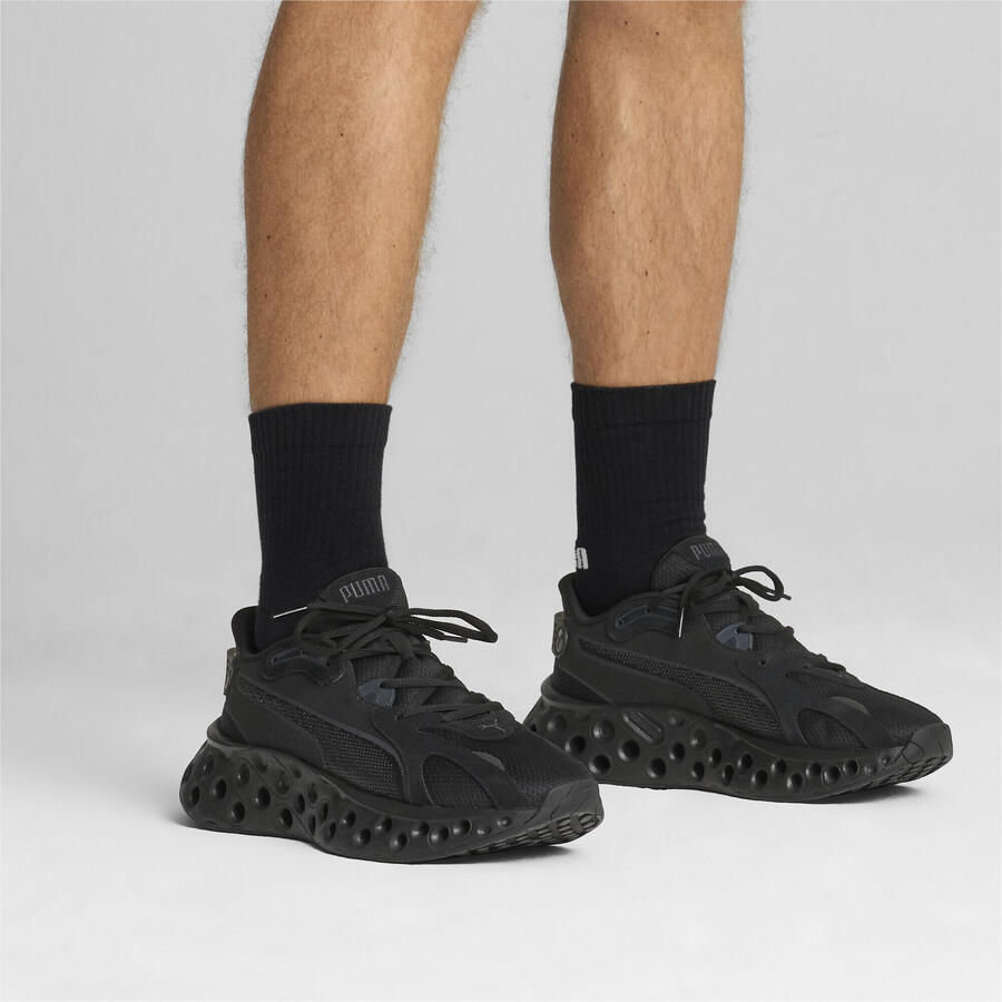 Кроссовки для бега SOFTRIDE Frequence для взрослых PUMA Black Flat Dark Gray — фото 2