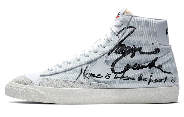 

Кроссовки Nike Blazer Mid Comme Des Garcons X Naomi Osaka, Серый, Кроссовки Nike Blazer Mid Comme Des Garcons X Naomi Osaka