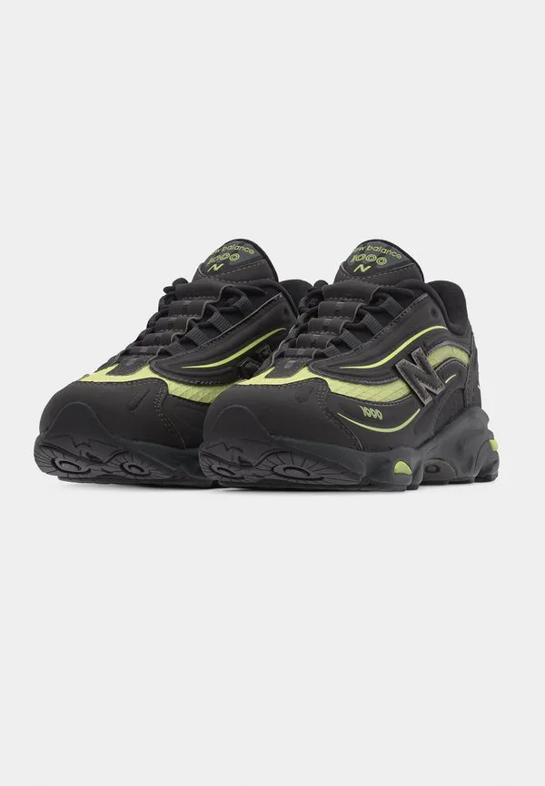 Кроссовки унисекс m1000 New Balance, Black/Dry Lime — фото 3
