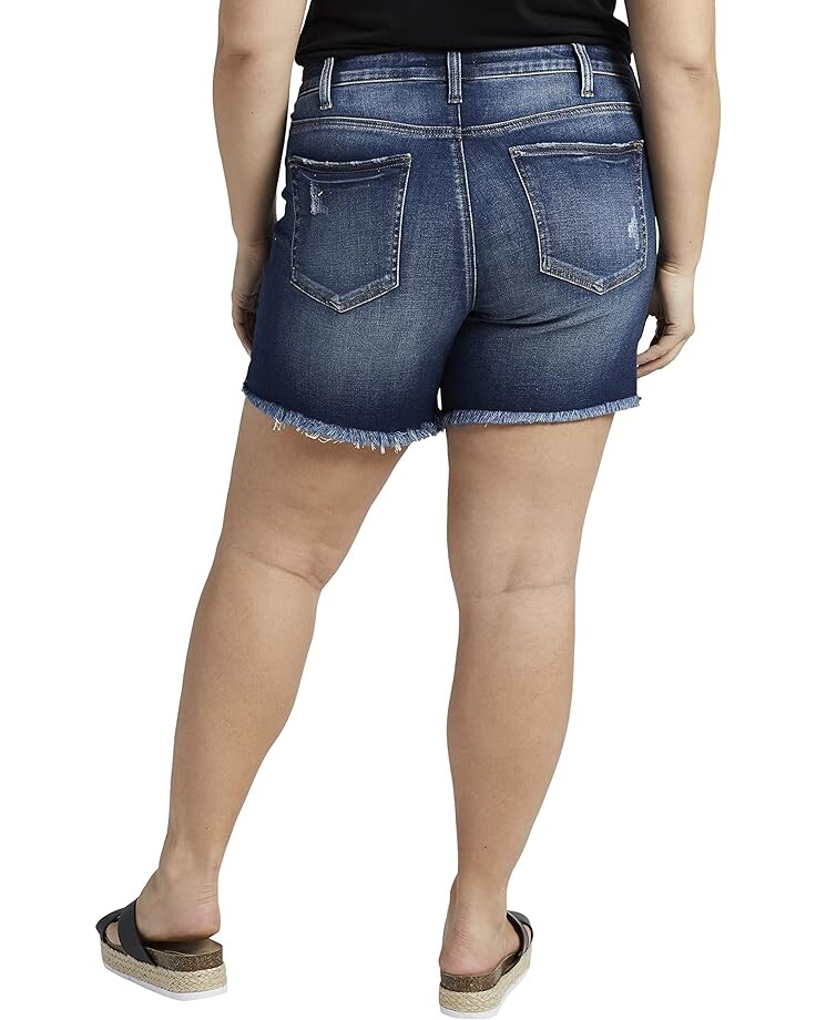 

Шорты Silver Jeans Co. Plus Size Suki Shorts W53946ECF388, индиго
