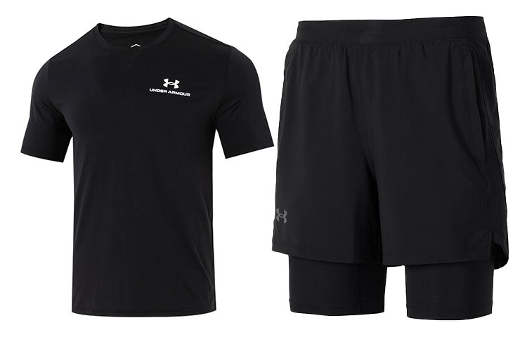

Мужская повседневная спортивная одежда Under Armour, цвет Black