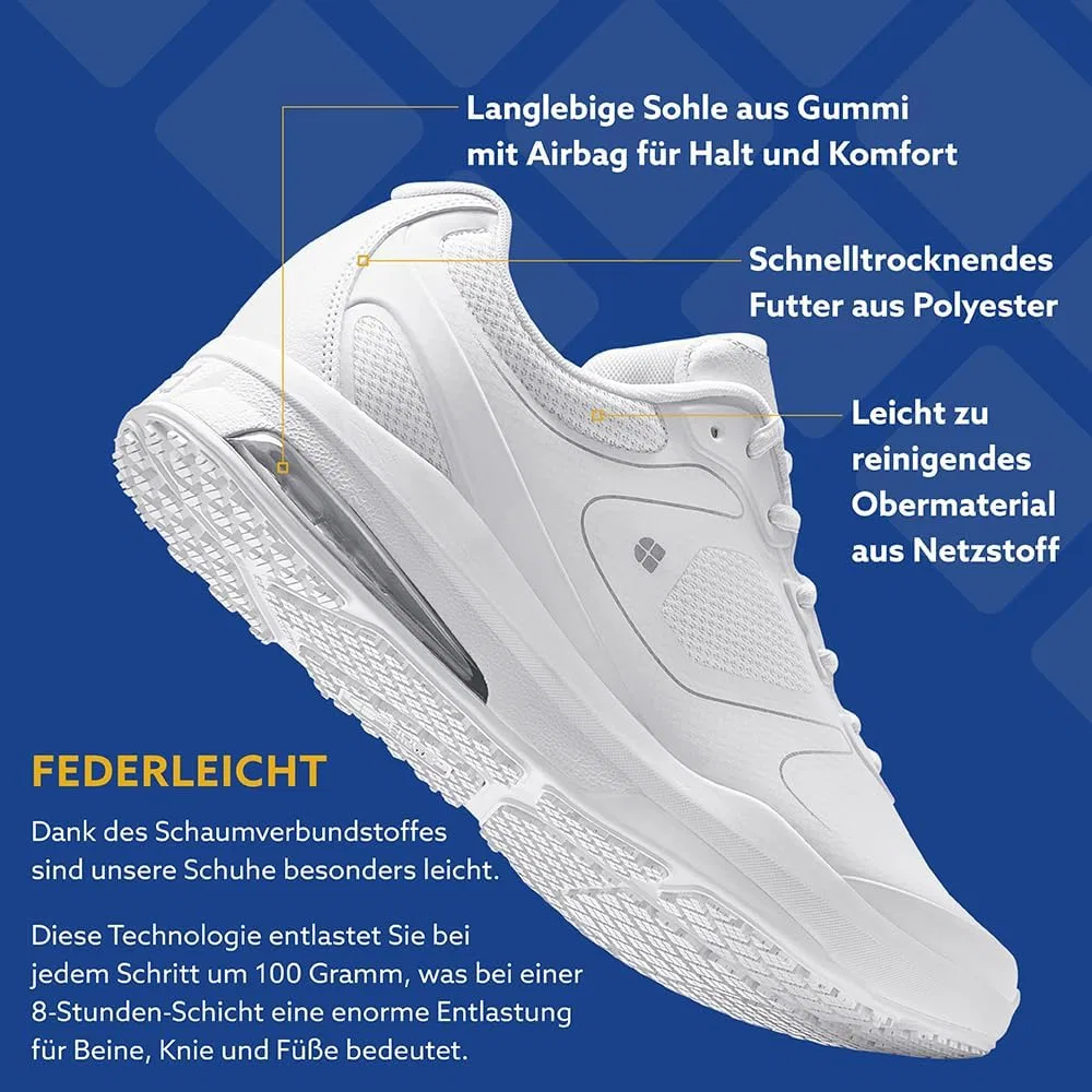 Кроссовки Crews 28289-39/6 Style Evolution II для мужчин, нескользящие Shoes for Crews, White — фото 3