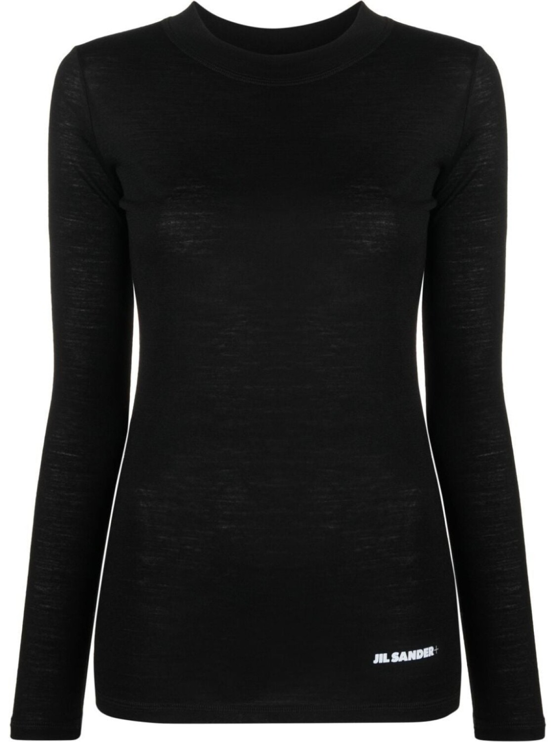 

Jil Sander трикотажный топ с логотипом, черный